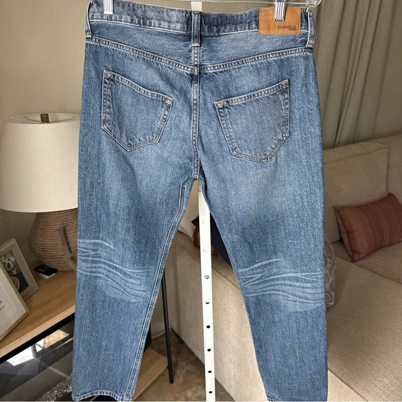 Express Women’s Boyfriend Blue Jeans Size 2 - Picture 6 of 10